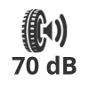 70 dB