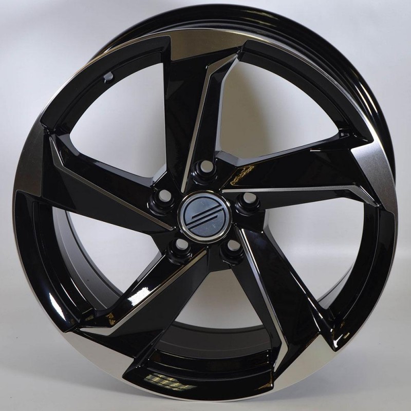 STUTGART REMOS 8.5X19 5X112 ET45 66.6 PULIDA NEGRA