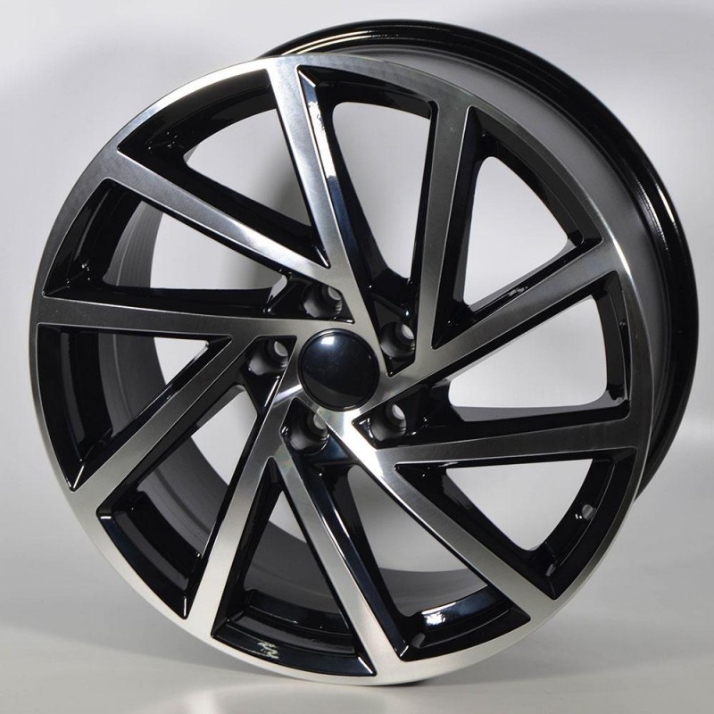 STUTGART VW-DEMO 7.5X17 5X112 ET45 57.1 PULIDA NEGRA