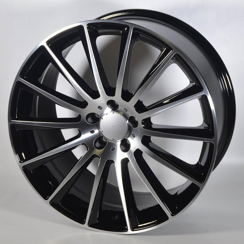 STUTGART MB-SLR 8.5X19 5X112 ET42 66.6 PULIDA NEGRA