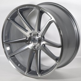 SOLO 9X22 5X112 ET32 66.6 ANTHRACITE POLISHED