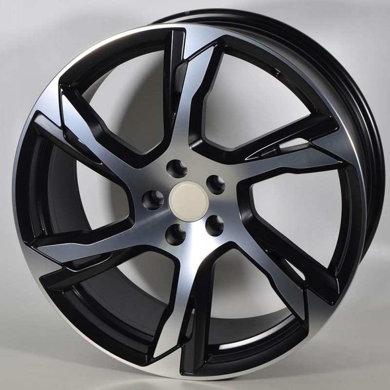 STUTGART V-MANCO 9X22 5X108 ET45 67.1 PULIDA NEGRA