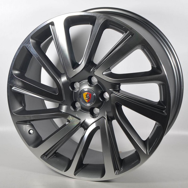 STUTGART RR614 9.5X22 5X120 ET48 72.6 PULIDA ANTRACITA