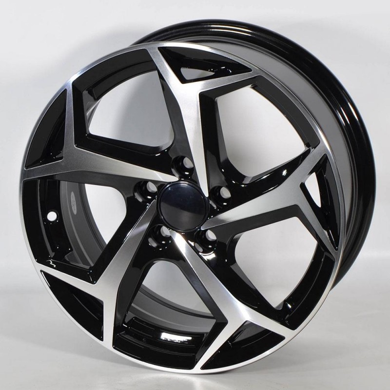 STUTGART VW534 7.5X17 5X100 ET35 57.1 PULIDA NEGRA