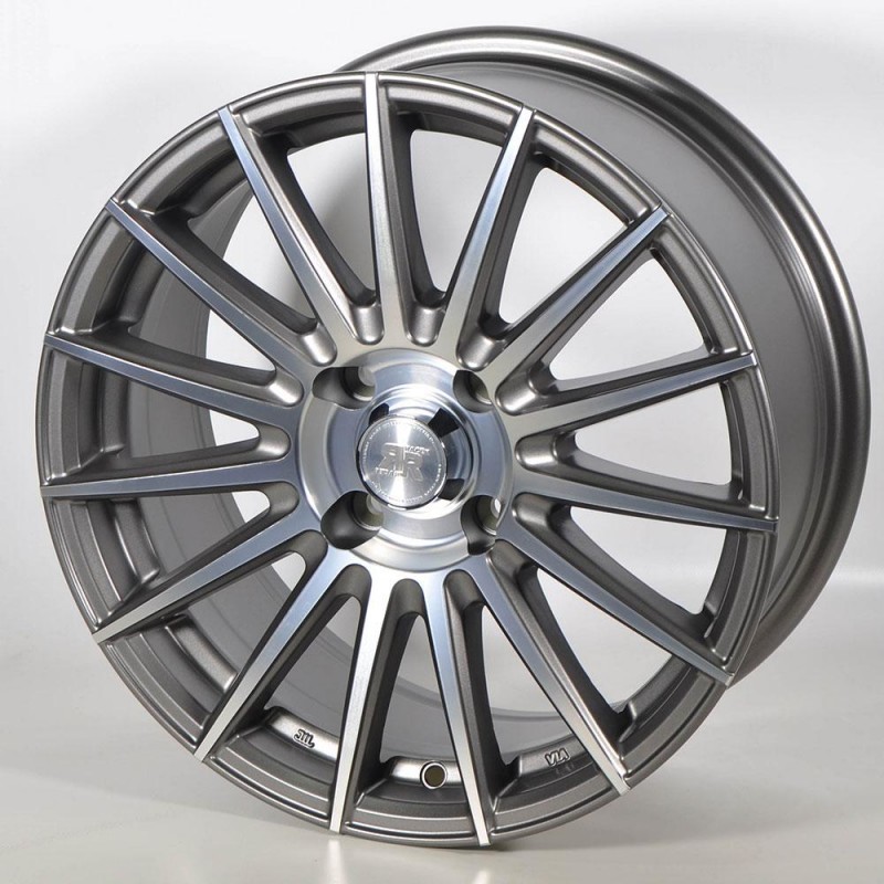 RACER MONZA 7X16 4X100 ET35 73.1 POLISHED ANTHRACITE