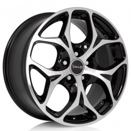 AVUS AC-MB2 8.5X18 5X112 ET43 66.6 POLISHED BLACK