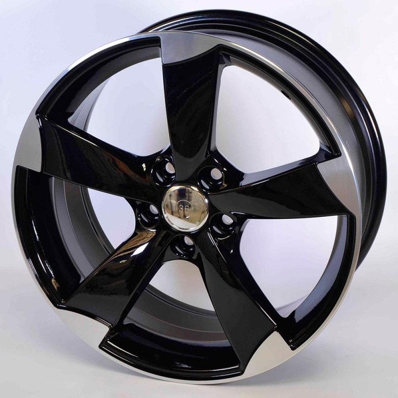 STUTGART OMAN 8.5X19 5X112 ET30 66.6 BLACK POLISHED