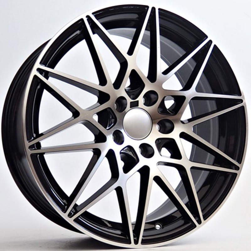 STUTTGART RIVALI 7.5X17 5X120 ET35 72.6 BLACK POLISHED