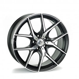 VISION 7.5X17 5X100 ET40 73.1 ANTHRACITE POLISHED