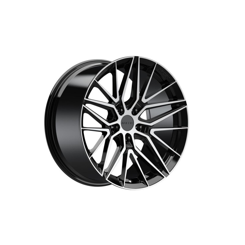 Llanta sevilla 8.5x19 5x112 et35 73.1 black polished