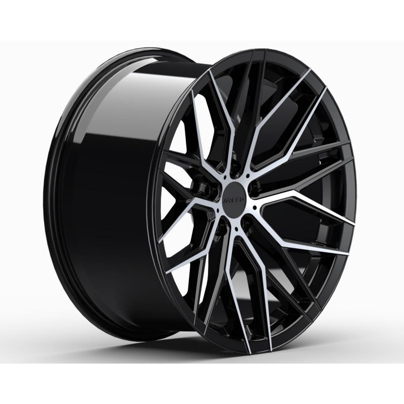 Llanta valencia 9x20 5x108 et35 73.1 black polished