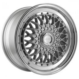 llanta LENSO BSX 7.5X16 4X100 ET35 73.1 PLATA