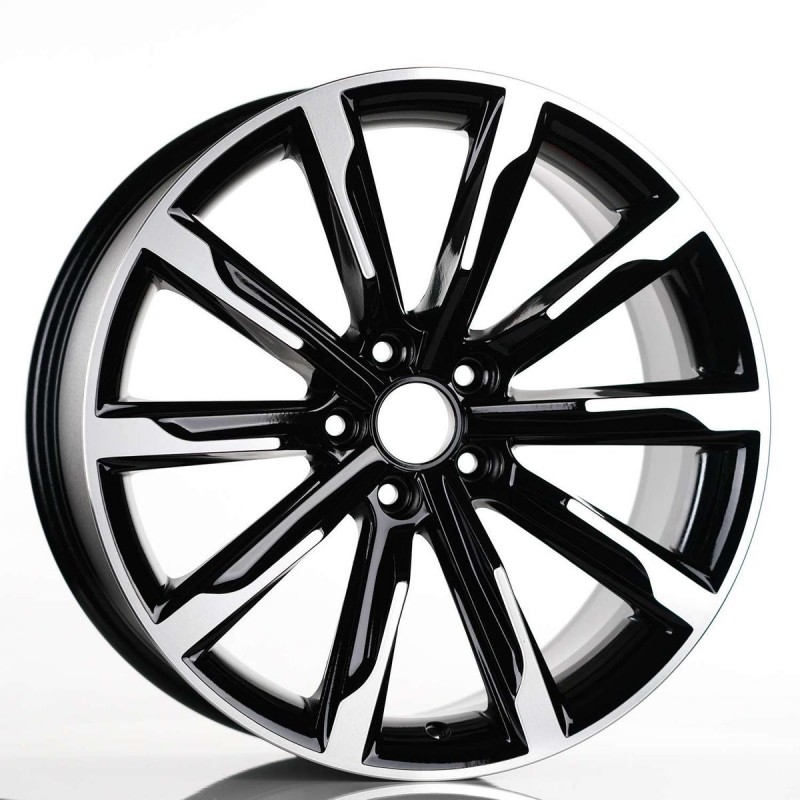 Llanta cbd 8.5x19 5x112 et35 66.6 black polished