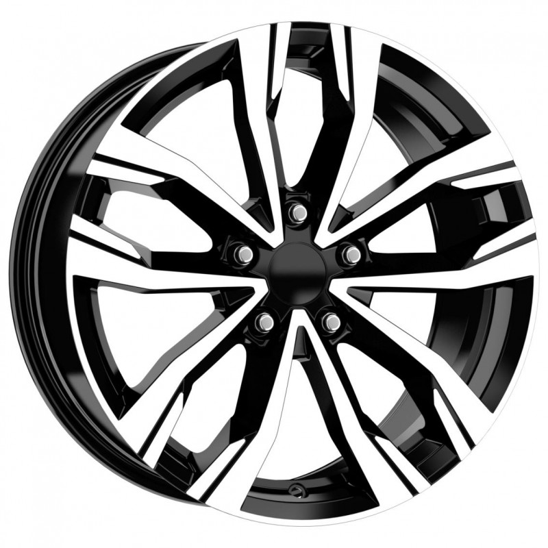 Llanta cbi 7x16 5x114 et40 66.6 black polished