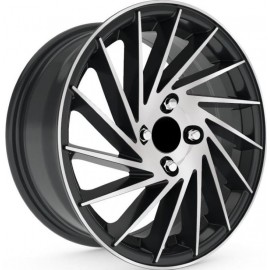 Llanta cbm 6x14 4x100 et35 67.1 black polished