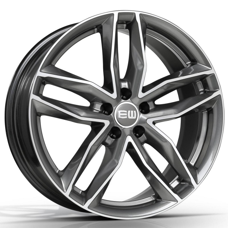 ELITE WHEELS EW04 7.5X17 5X100 ET35 57.06 PALLADIUM POLISHED