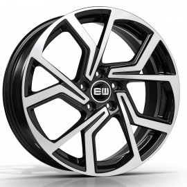 ELITE WHEELS EW09 7.5X18 5X114.30 ET50 67.1 BLACK POLISHED