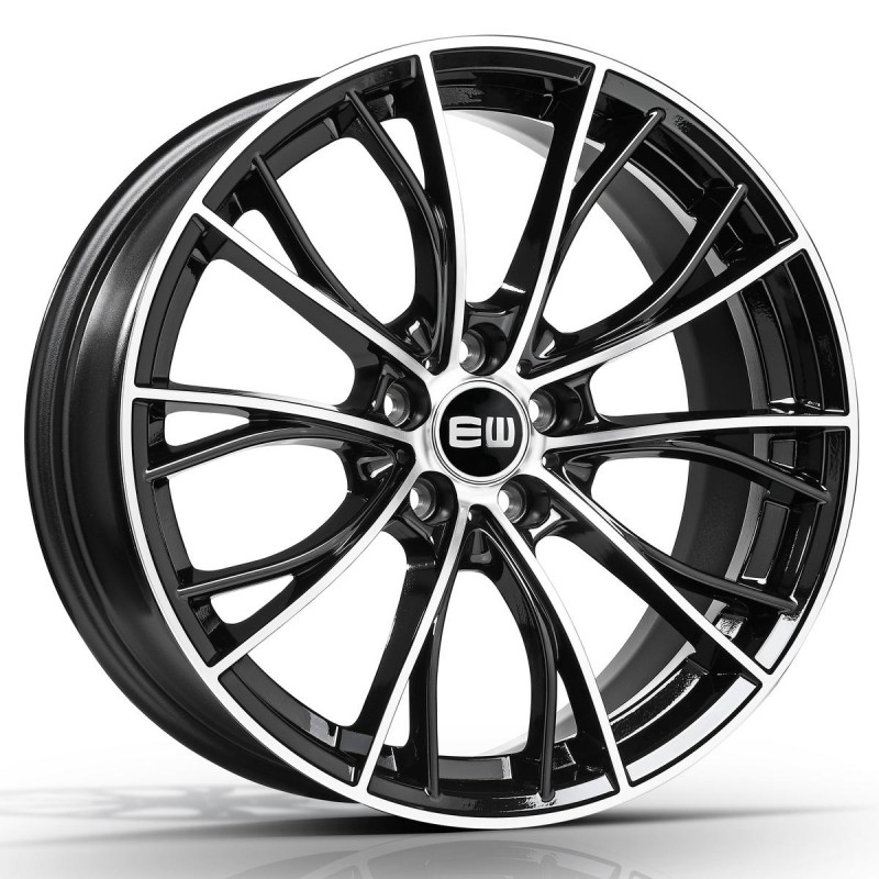 ELITE WHEELS EW10 8X18 5X112 ET45 66.6 BLACK POLISHED