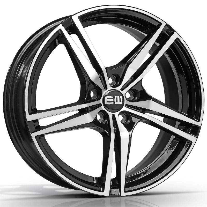 ELITE WHEELS EW11 8X18 5X108 ET42 63.4 BLACK POLISHED