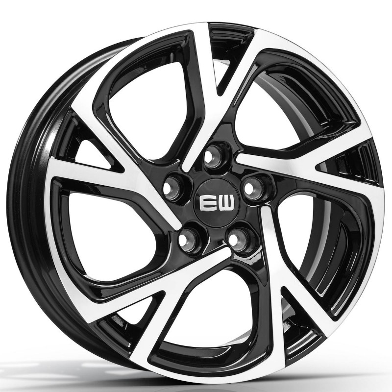 EJ02 6.5X16 5X114 ET45 60.1 BLACK POLISHED