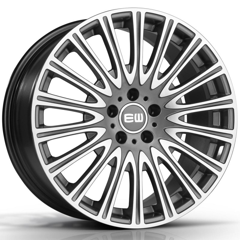 ELITE WHEELS EW13 8X18 5X112 ET43 66.5 PALLADIUM POLISHED