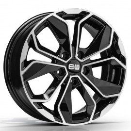 ELITE WHEELS EJ11 6.5X16 5X108 ET38 67.1 BLACK POLISHED