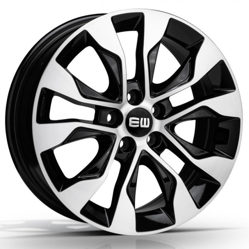 EJ21 6.5X16 5X98 ET35 58.1 BLACK POLISHED