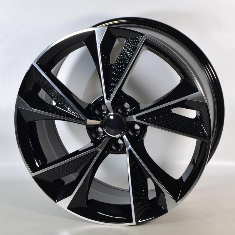 Llanta bmz 9x20 5x112 et35 66.6 black polished