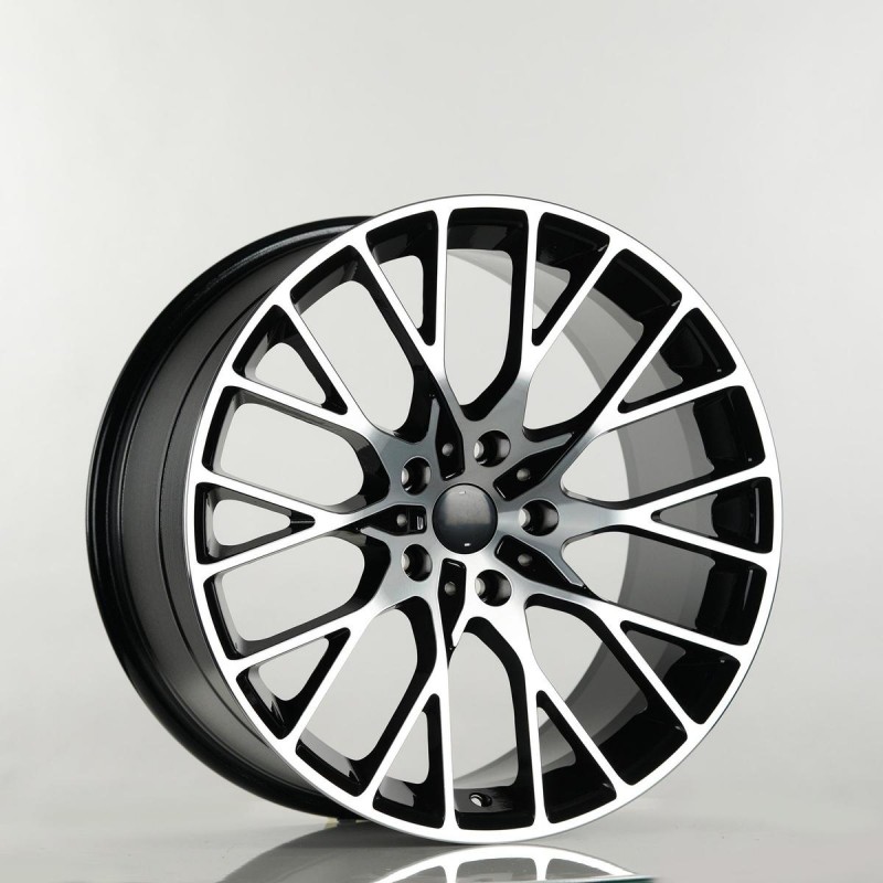 Llanta cbh 9.5x19 5x112 et40 66.6 black polished