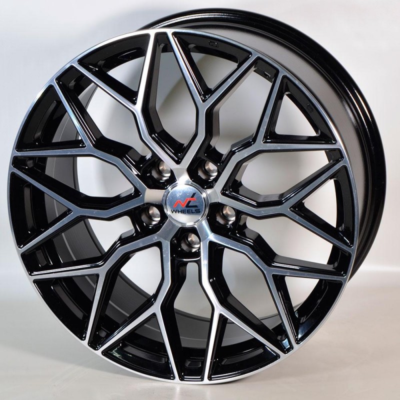 NT WHEELS NT03 7.5X17 5X100 ET38 73.1 BLACK POLISHED