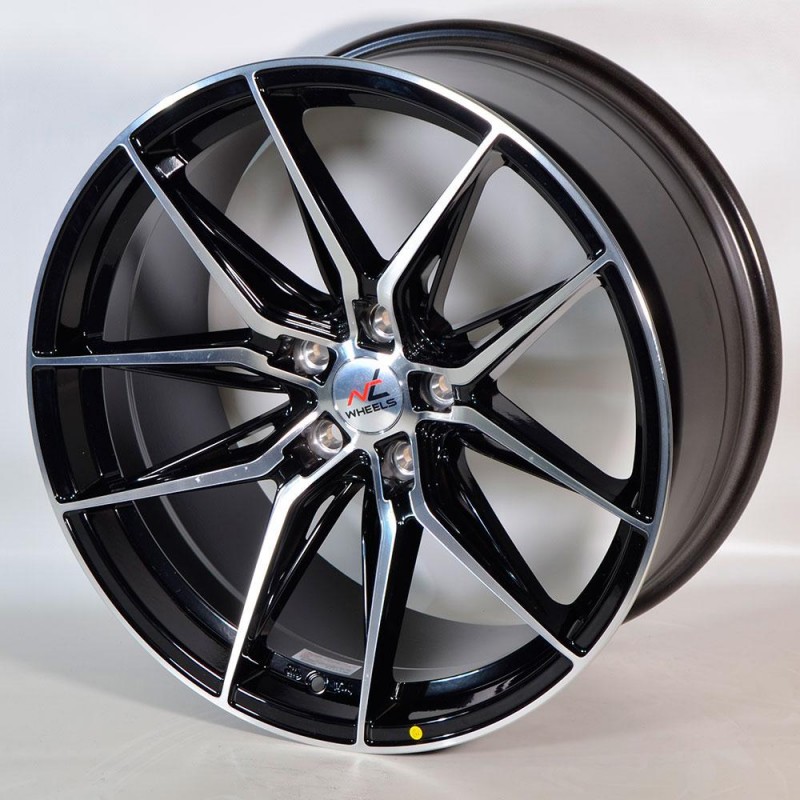 NT WHEELS NT04 8.5X19 5X120 ET30 72.56 BLACK POLISHED