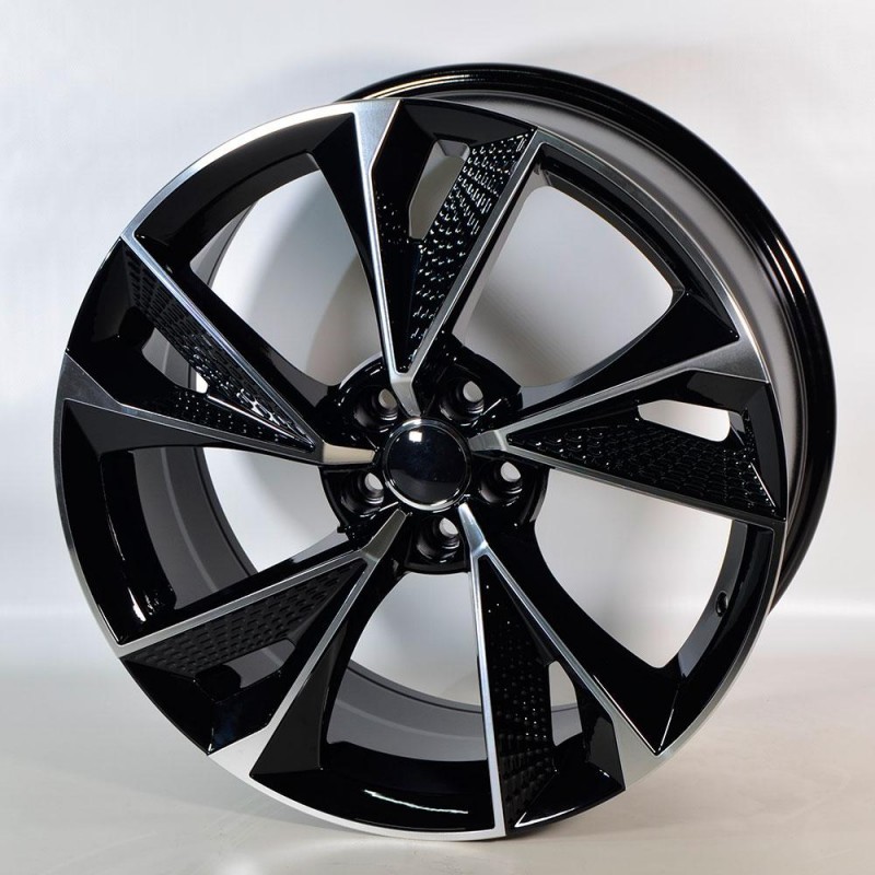 NT WHEELS NT810 8.5X19 5X112 ET33 66.45 BLACK POLISHED