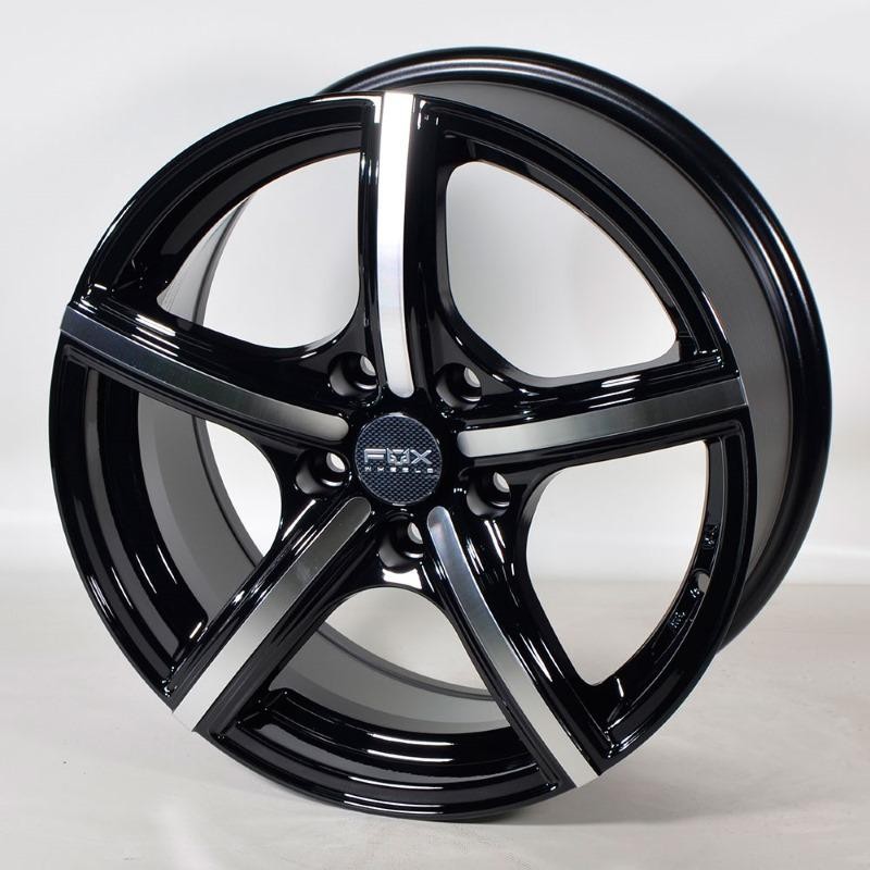 NT WHEELS FX06 7X16 5X112 ET35 73.1 BLACK POLISHED