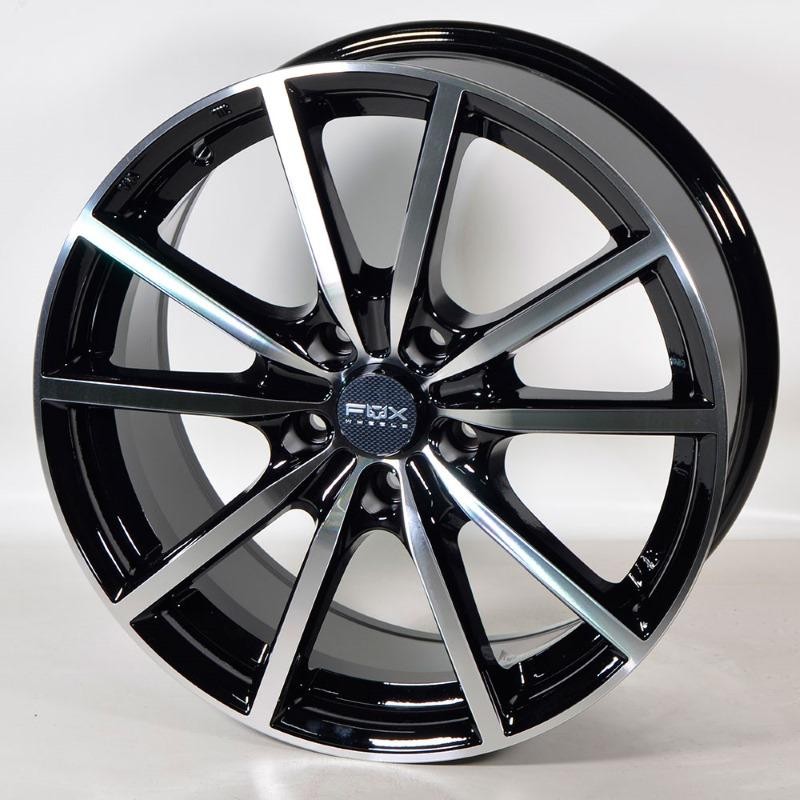 NT WHEELS FX10 7.5X17 5X112 ET35 73.1 BLACK POLISHED