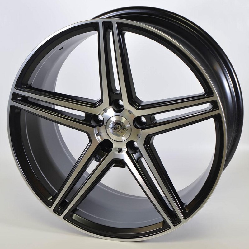 NT WHEELS BOSAN 9.5X19 5X112 ET35 66.6 BLACK POLISHED