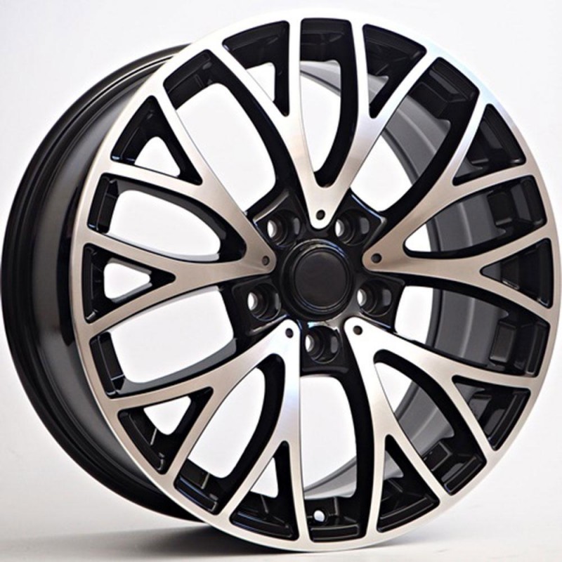 ARON 8X18 5X112 ET45 66.45 BLACK POLISHED