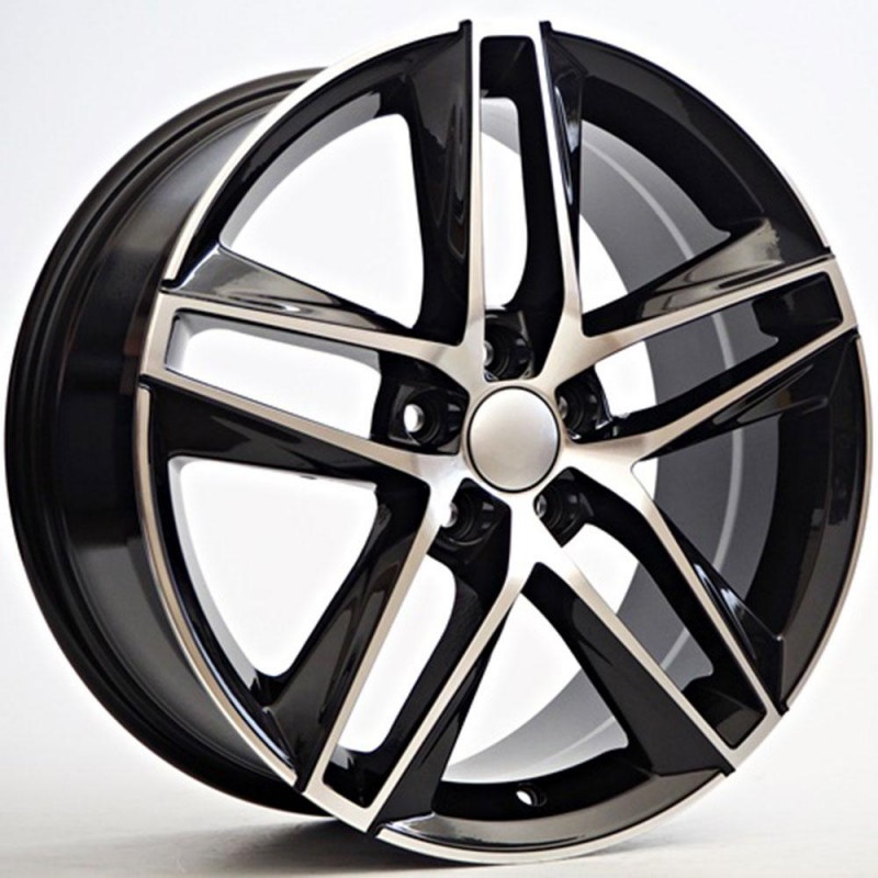 BERMO 7.5X17 5X112 ET45 57.1 BLACK POLISHED