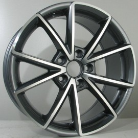 BILVA 8X18 5X112 ET40 66.45 ANTHRACITE POLISHED