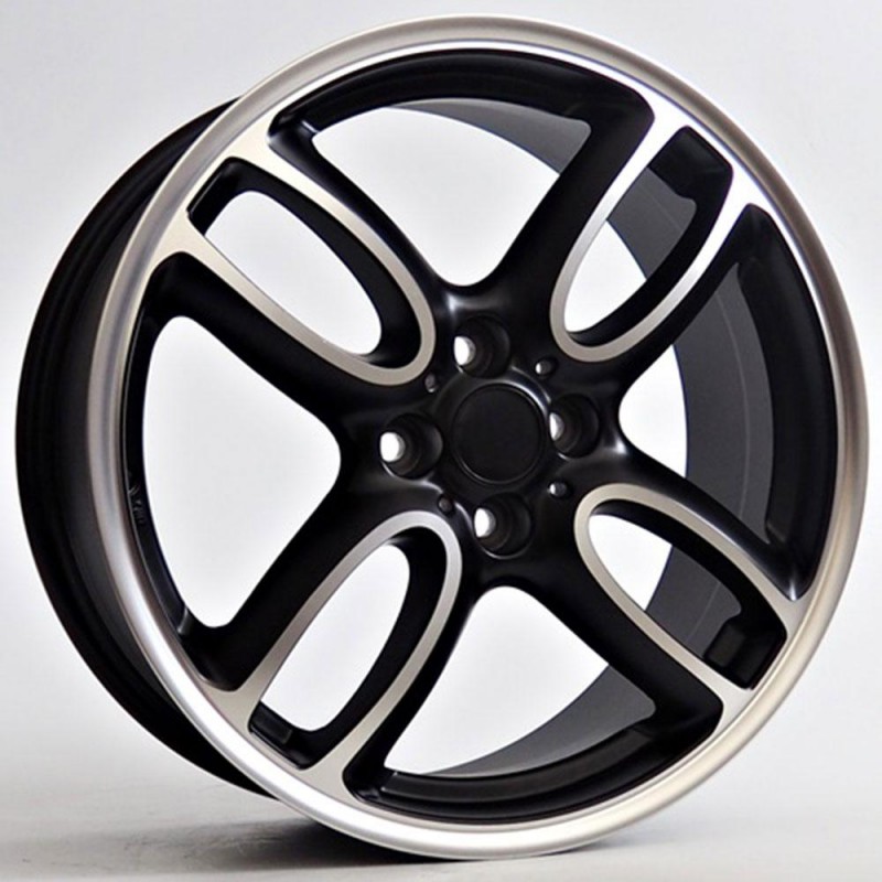 CORTE 7X17 4X100 ET40 56.1 BLACK MATT POLISHED