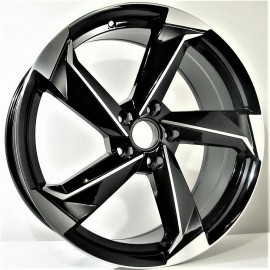 DART 7.5X17 5X112 ET35 66.45 BLACK POLISHED