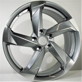 DART 7.5X17 5X112 ET45 66.45 ANTHRACITE POLISHED