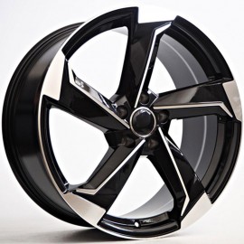 DART 8.5X19 5X112 ET45 66.45 BLACK POLISHED