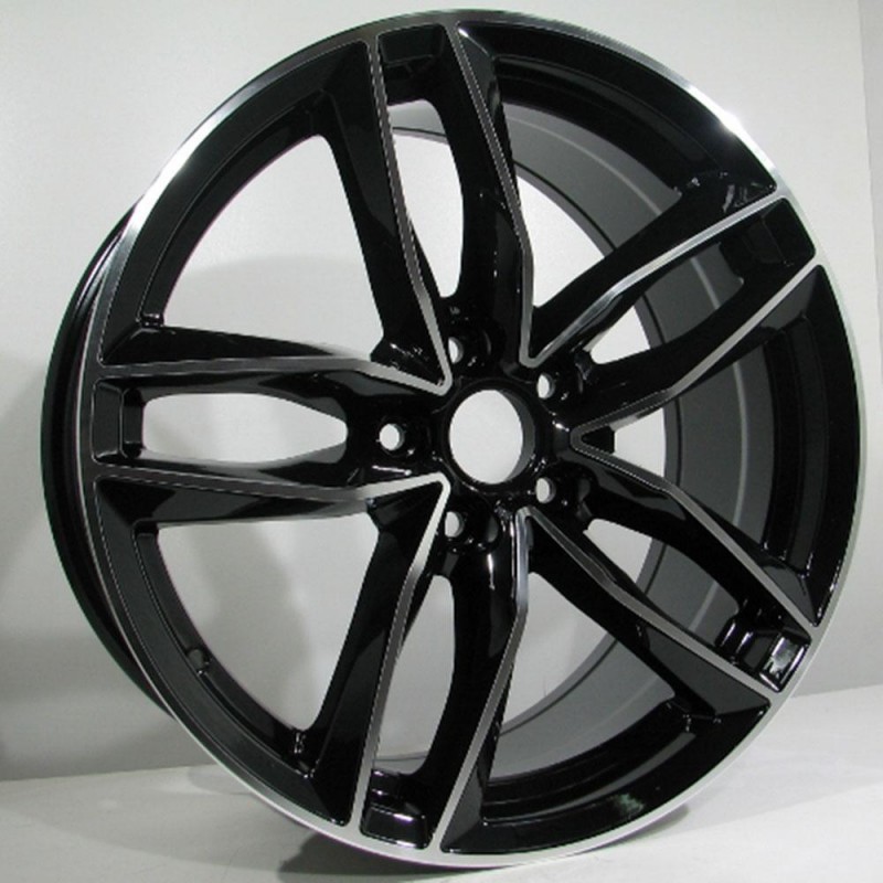 DOUGLAS 7.5X17 5X112 ET42 66.45 BLACK POLISHED