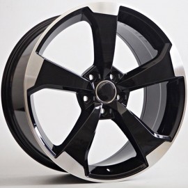 FADE 8.5X19 5X112 ET35 66.45 BLACK POLISHED