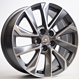 FARGO 7X17 5X114 ET40 67.1 ANTHRACITE POLISHED