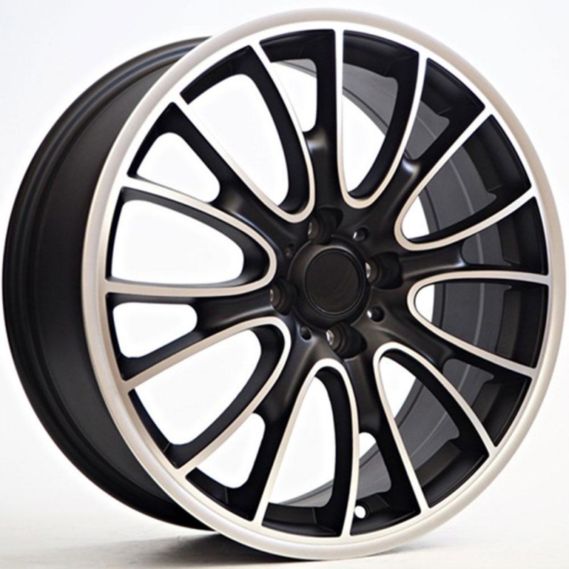 FRO7X17 4X100 ET42 56.1 BLACK MATT POLISHED