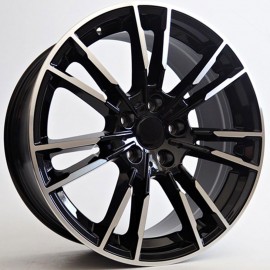 GRAND 9.5X20 5X120 ET38 72.6 BLACK POLISHED