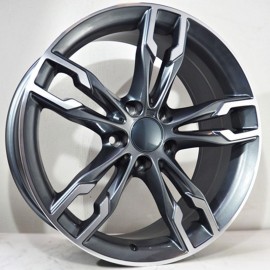 GRIP 9X18 5X120 ET38 72.6 ANTHRACITE POLISHED