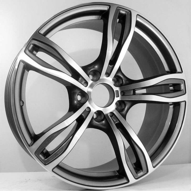 GRIZA 8.5X20 5X120 ET35 72.6 ANTHRACITE POLISHED