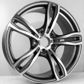 GRIZA 9.5X20 5X120 ET23 72.6 ANTHRACITE POLISHED